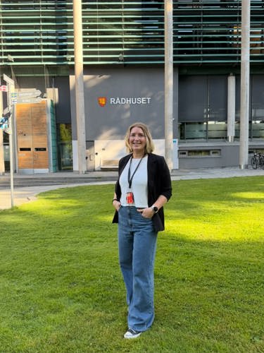 Koordinator På vei mot fagbrev- ungdom Gitte Skoog Roos   (Foto: Mathea Møller Aspestrand) 