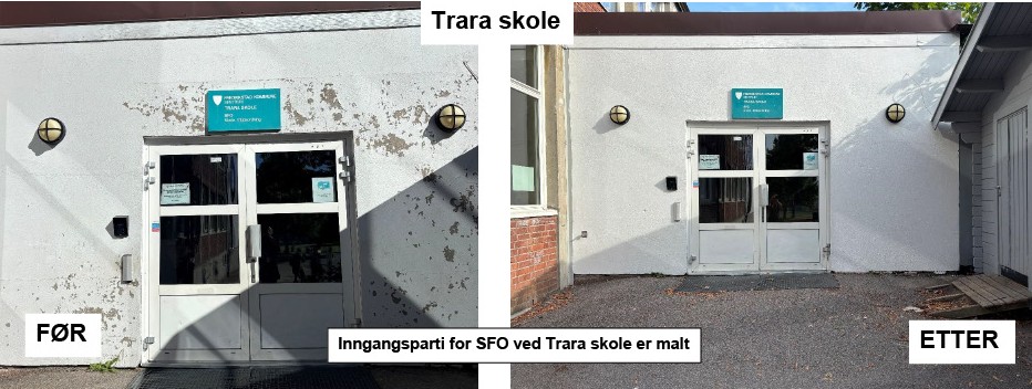 Trara skole, inngangsparti SFO