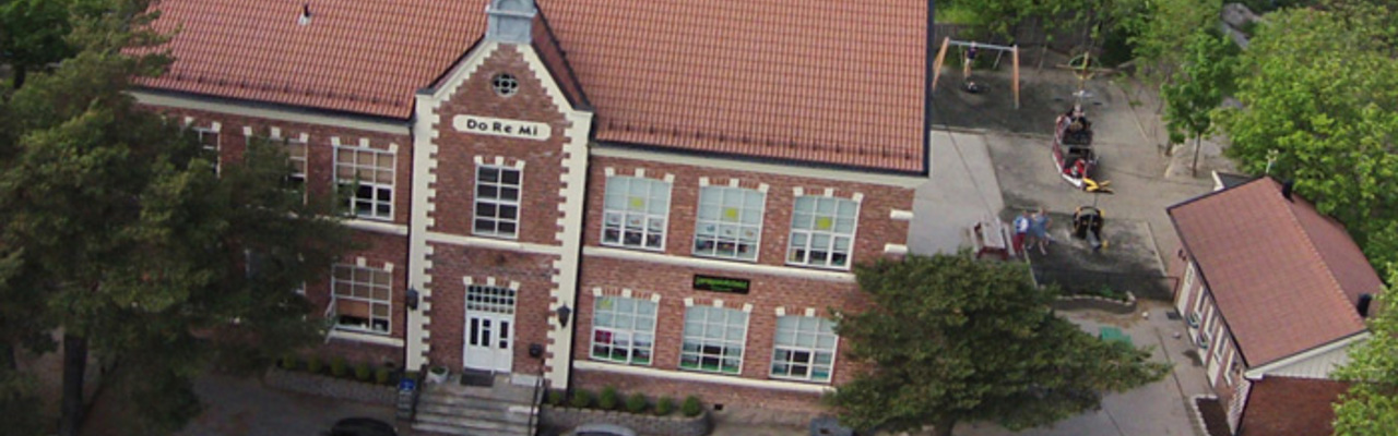 Fugleperspektiv av Doremi barnehage
