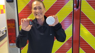 Husk å bytte batteri i røykvarslerne