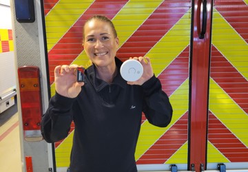 Husk å bytte batteri i røykvarslerne