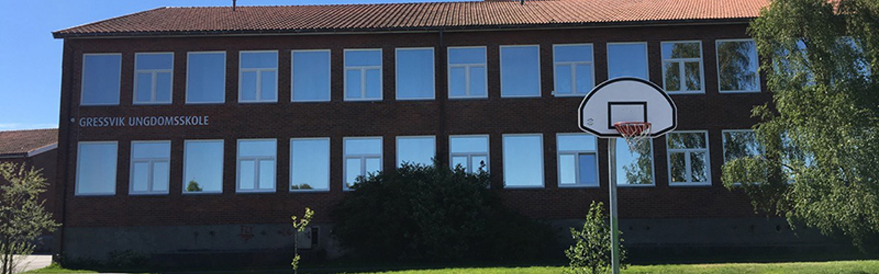Du kan spille basketball i skolegården