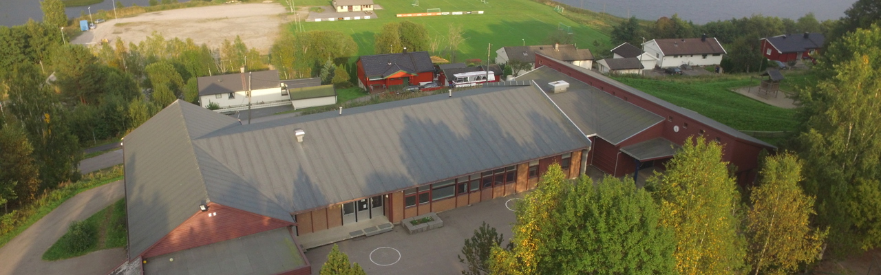 Nylende skole sett fra lufta