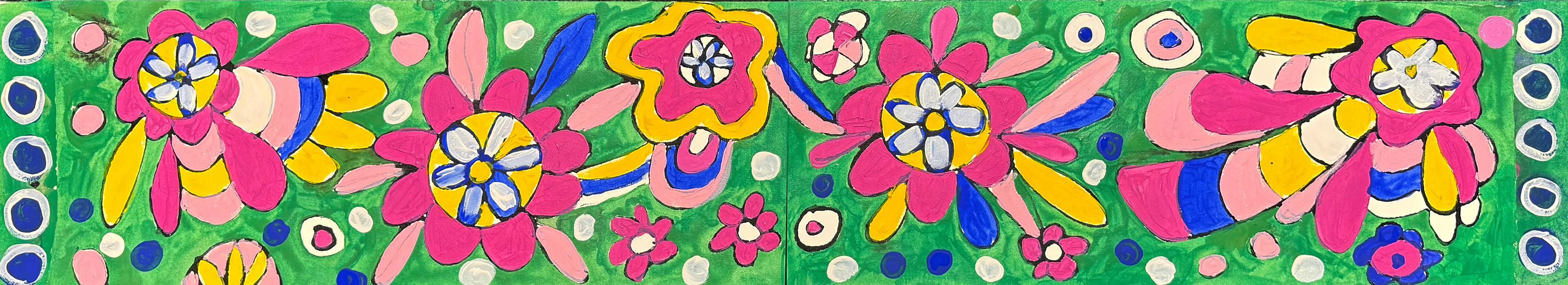 Blomstergata, skisse av Kristin Romberg