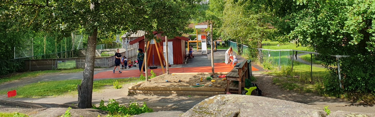 Uteplassen til Leie barnehage