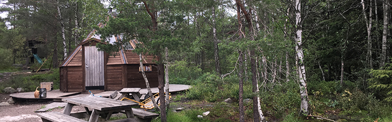Solbrekke Naturbarnehage - uteområdet