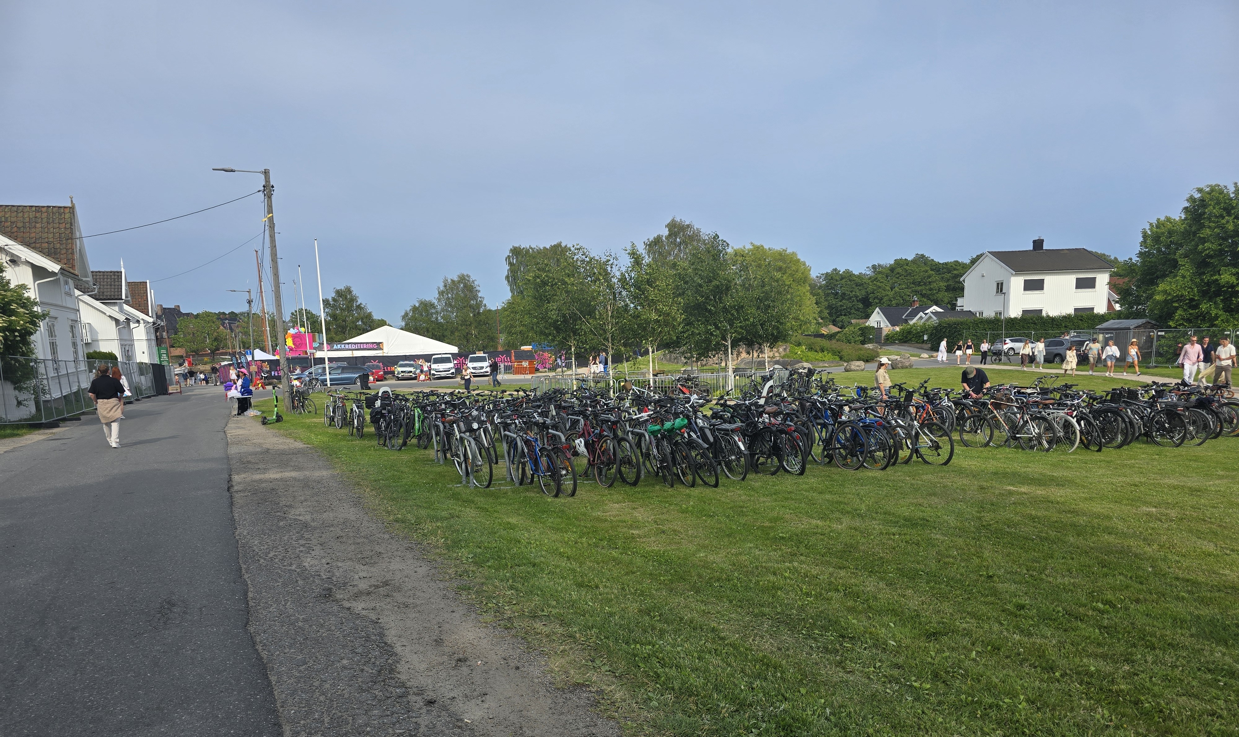 Sykkelparkering IDYLL Festivalen