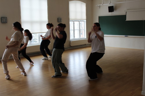 Bilde fra forrige danseworkshop